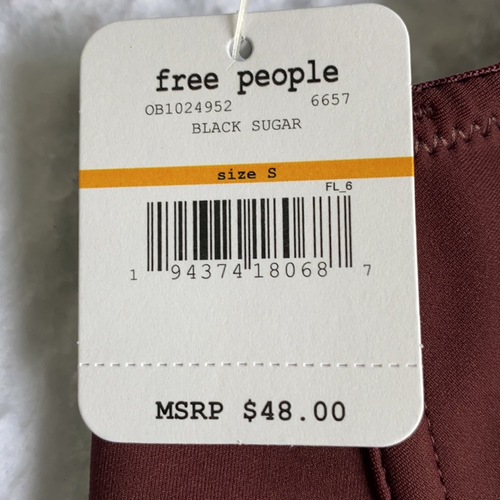 🔥 last one! Free People Brianna longline bra NWT - Picture 4 of 9